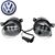 Противотуманные фары LED Volkswagen 45W W/Y (Jetta Tiguan Touareg Touran T5 Golf Caddy ) 62502 фото