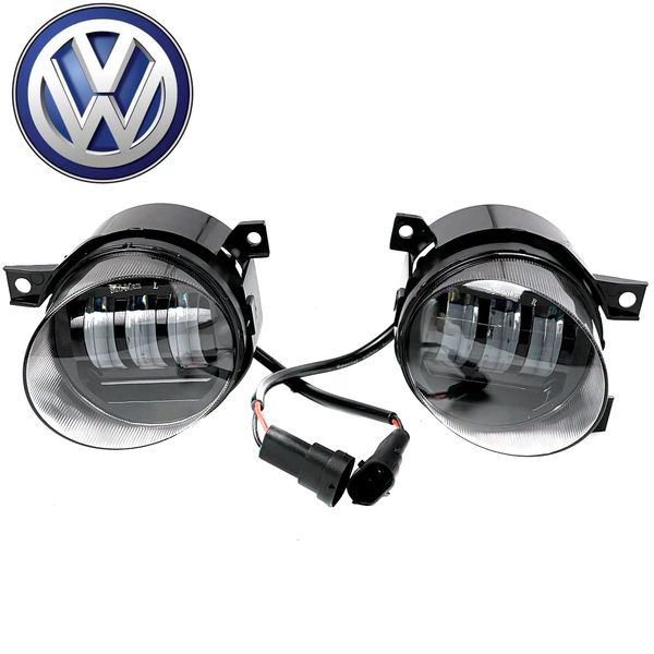 Протитуманні фари LED Volkswagen 45W W/Y (Jetta Tiguan Touareg Touran T5 Golf Caddy ) 62502 фото