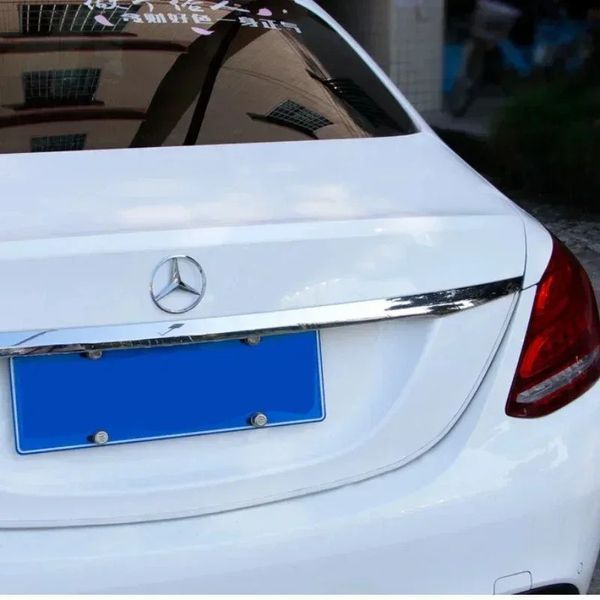 Емблема задня Mercedes-Benz W205 хром 82мм (3 напрямні + скотч) OEM A2058170216 96299 фото
