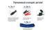 Автомобільний компресор Vitol 150psi 25Amp R15-R18 90л 2 циліндри шланг 1,0+5,0м клеми (K-70) 91312 фото 7