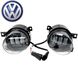 Протитуманні фари LED Volkswagen 45W W/Y (Jetta Tiguan Touareg Touran T5 Golf Caddy ) 62502 фото 1