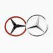 Емблема задня Mercedes-Benz W205 хром 82мм (3 напрямні + скотч) OEM A2058170216 96299 фото 2