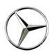 Емблема задня Mercedes-Benz W205 хром 82мм (3 напрямні + скотч) OEM A2058170216 96299 фото 1