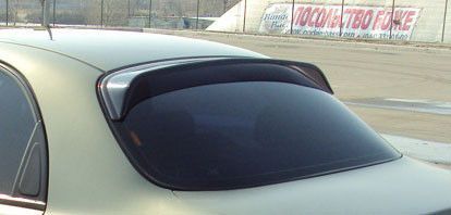 Cпойлер заднего стекла козырек для Daewoo Lanos седан домиком Г-образный Voron Glass KD10297 фото