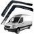 Дефлектори вікон ветровики Mercedes Sprinter W906 / Crafter 2006-2015 Г образний Скотч 3M Voron Glass 54838 фото
