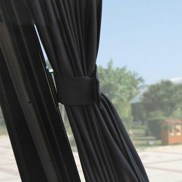 Солнцезащитные шторки Sigma на боковые стекла S / высота 37-42 см / ширина 50 см / двухсторонние Черные 2 шт 36396 фото