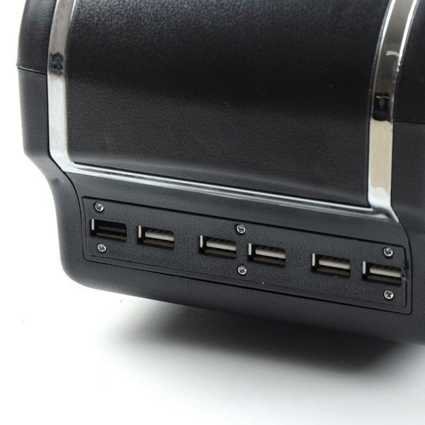 Подлокотник Универсальный Milex 145x320x155 см 9 USB Черный 58290 фото