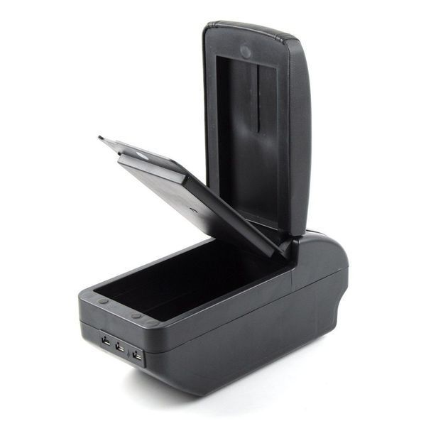 Подлокотник Универсальный Milex 145x320x155 см 9 USB Черный 58290 фото