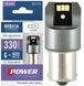 LED автолампа Brevia Power 12/24V T25 P21W 6x3020SMD 330Lm 6000K CANbus BA15s 2 шт (10101X2) 10101X2 фото 1