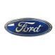 Емблема передня Ford синя 145х60мм пластик (на скотчі+4 напрямні) 96041 фото 1