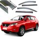 Дефлектори вікон вітровики Benke для Lexus RX 330 2003-2009- Хром Молдинг Із Нержавіючої Сталі 3D (BLXRX0323-W/S) 57237 фото 1