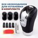 Ручка переключения кулисы КПП Универсальная Кожа Перфорация Черная нить (F-5896BK) 67106 фото 4