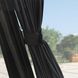 Сонцезахисні шторки Sigma на бічні стекла S / висота 37-42 см / ширина 50 см / двосторонні Чорні 2 шт 36396 фото 2