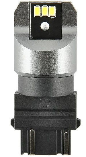LED автолампа Brevia Power 12/24V P27/7W 6x3020SMD 330Lm 6000K CANbus 2 шт W2,5x16q (10139X2) 10139X2 фото