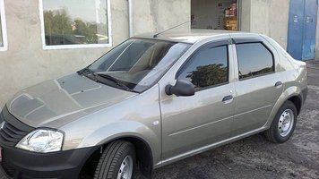 Дефлекторы окон ветровики Renault Logan Sd 2005 R10605 фото