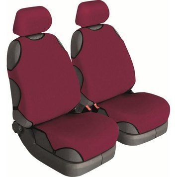 Авточохли майки для передніх сидінь Beltex DELUX Бордові (BX12410) BX12410 фото