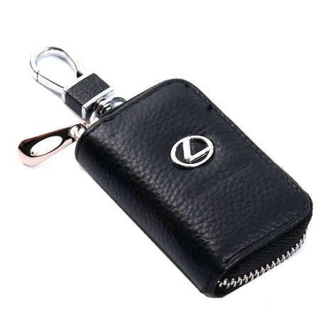 Чохол для ключів із карабіном з логотипом Lexus (Тіснена кожа) 65819 фото