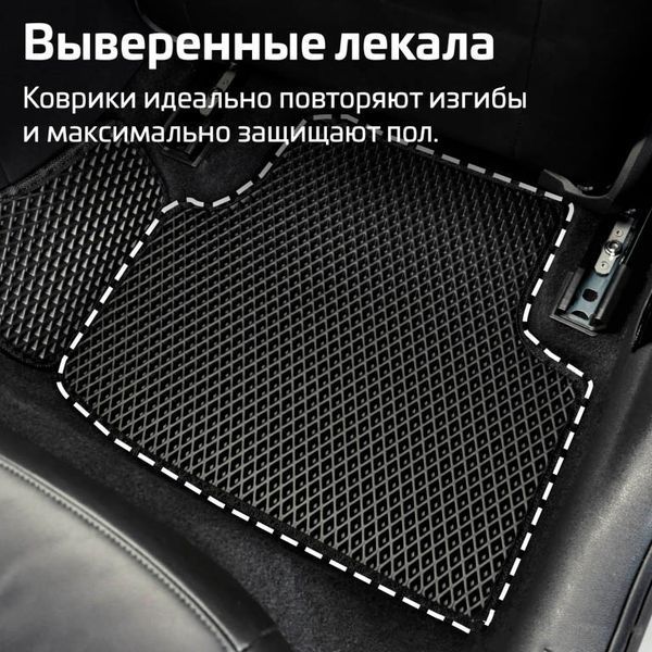 Килимки у салон EVA 3 ряд для Fiat 500L 2012- 86556 фото