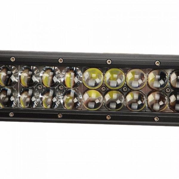 Світлодіодна балка фара LED / 230x80x70 mm / 54W / 3W * 18 / 10-30V / Далеке світло (D-54W) 42103 фото