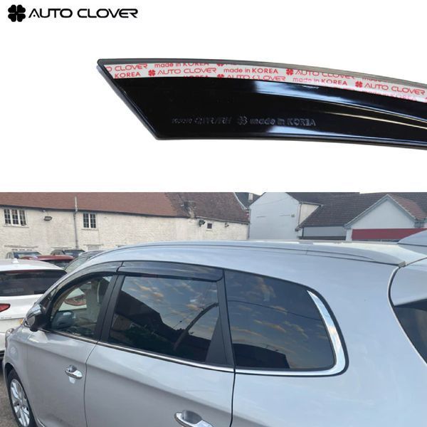 Дефлектори вікон вітровики для KIA Carens 2006-2013 4 шт (Auto Clover) 89775 фото