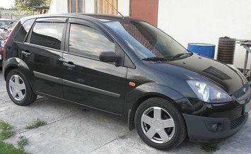 Дефлекторы окон ветровики Ford Fiesta 5d 2002-2008 F30302 фото