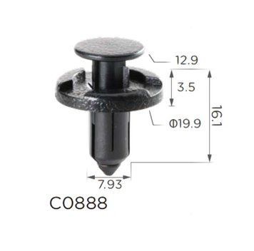Клипса распорные Nissan, Renault (11296AG000, 11296-AG000, 11405) (C888) 73992 фото