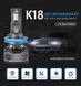 LED лампы автомобильные K18 H7 130W (19800lm 6000K +500% IP68 DC9-24V) 63446 фото 6