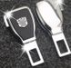 Заглушка переходник ремня безопасности с логотипом BMW Темный хром 1 шт SFC00000051990 фото 3