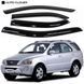 Дефлектори вікон вітровики для KIA Sorento 2003-2008 4 шт (Auto Clover) 89776 фото 1