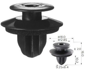Клипса крепления Toyota Lexus OEM: 7586702010 90467-A0007 90467A0007 (C1226) 73249 фото