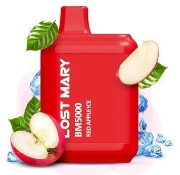 Lost Mary BM5000 5% Red Apple Ice - Червоне Холодне Яблуко 66426 фото