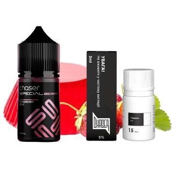 Рідина Chaser Самозаміс Special Berries 30ml Strawberry Jelly Полуничне желе 84830 фото