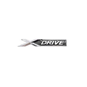 Эмблема надпись X-Drive для Bmw Хром 110х15 мм (старый тип) пластик (на скотче) 95714 фото