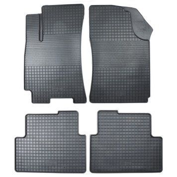 Коврики резиновые Daewoo Lanos клетка евро борт 4 шт 35473 фото