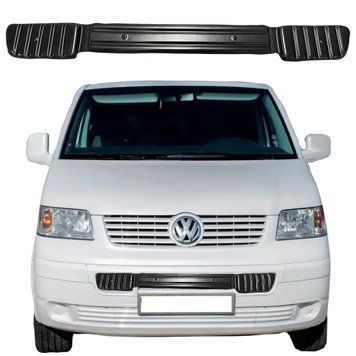 Зимова Накладка на бампер довга Volkswagen T5 2003-2009 Матова AutoElement 35563 фото