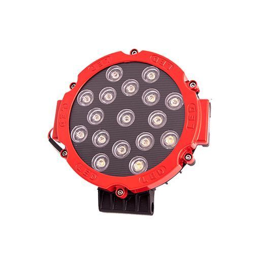 LED Дополнительная Фара 175x40x195 мм 51W 17Led*3W 6000К 9-36V (WLP-51R1RD) 65943 фото