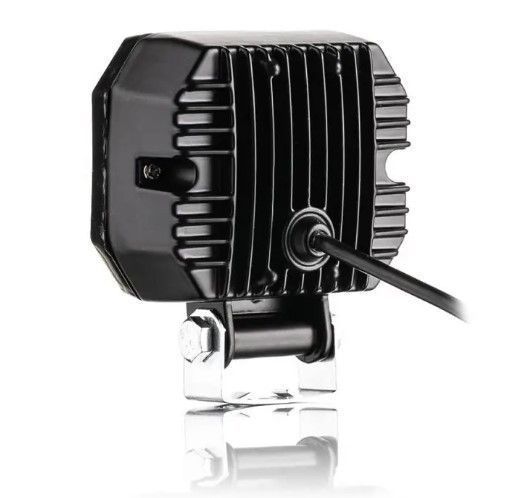 Фары дополнительные LED 20W (10W*2) 95x73x60 mm / Линза с ДХО 10-30V Ближний свет / Красный Обод 1 шт (F20R) 60136 фото