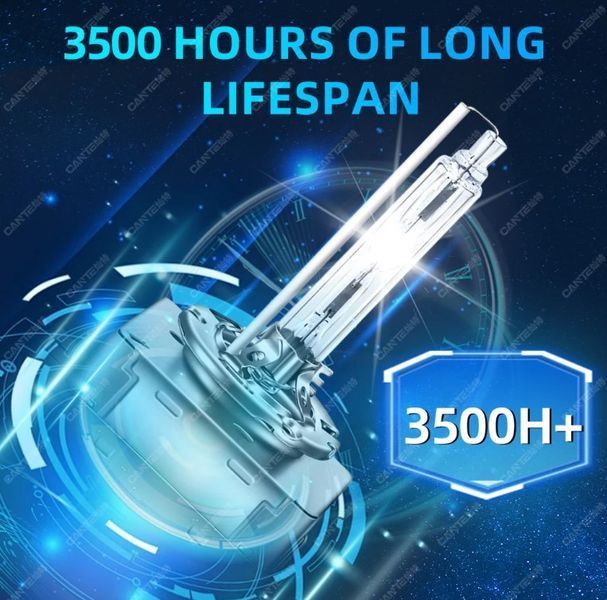 Ксеноновая лампа для фар Xenon D2S 5500K 35W Super Vision 2 шт (Цоколь Метал) 90874 фото