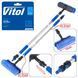Щітка для миття авто з телескопічною ручкою Vitol 98-168 см (SC1958) 86907 фото