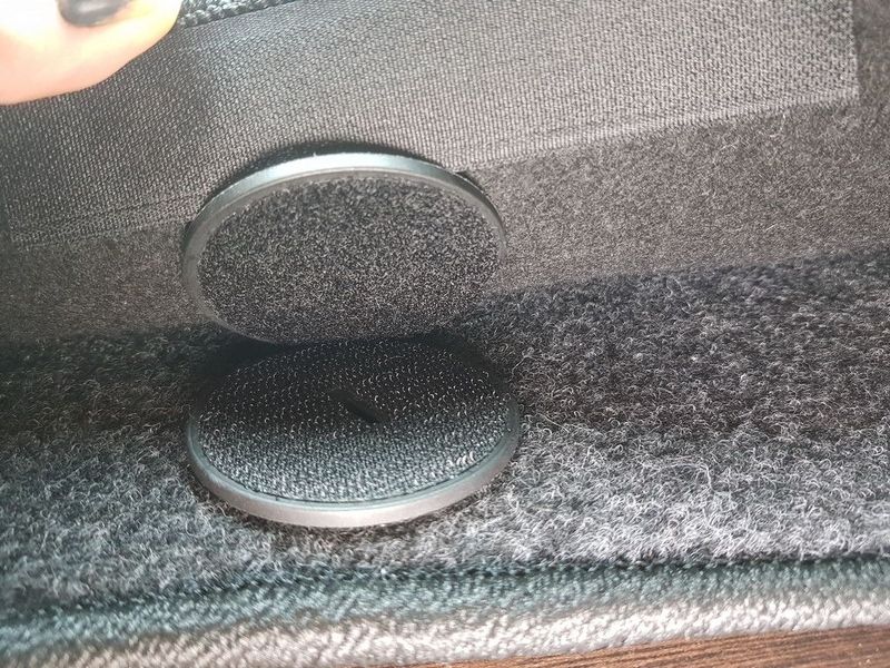 Кліпса кріплення килимків для BMW з липучкою Чорна 1 шт S4C_BMW_Black фото