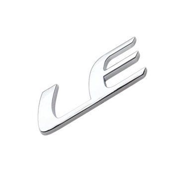 Эмблема надпись LE для Toyota Хром 55х18 мм пластик (на скотче) 95856 фото