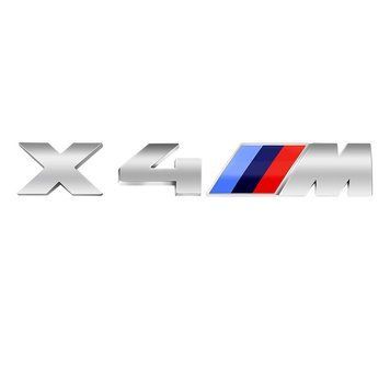 Эмблема надпись X4M для Bmw Хром 165х28 мм пластик (на скотче) 95810 фото