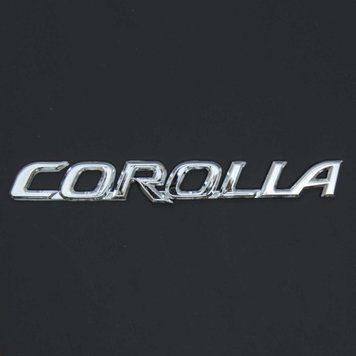 Емблема напис Corolla скотч 3M 180 x 20 мм 02120 Польща 56820 фото