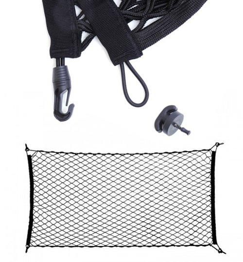 Сетка органайзер карман в багажник Elegant 90х30 см Врезные Крючки / эластичная (100 676) 56701 фото