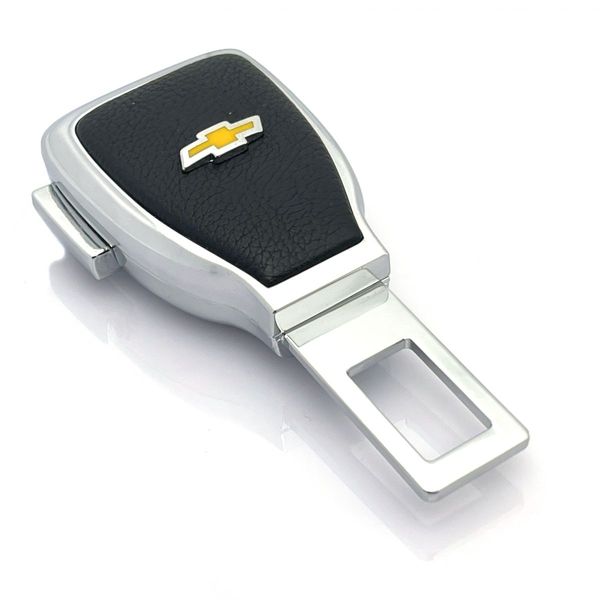 Заглушка переходник ремня безопасности с логотипом Chevrolet Темный хром 1 шт SFC00000053277 фото
