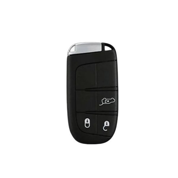 Чехол ключа Jeep Зеленый золотая окантовка 50х30 мм (3 кнопки) TPU 96255 фото