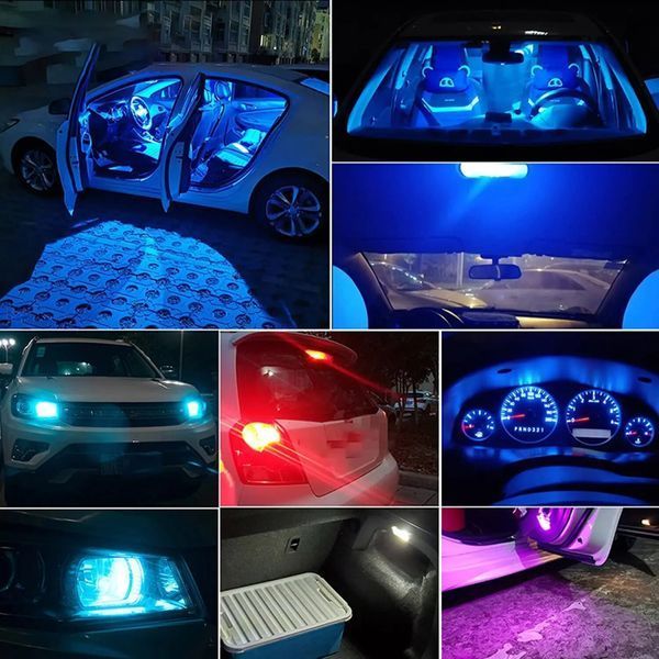 Автолампи світлодіодні LED 12V T10 0.5W (Скло Кругле) Синій Світло 1 шт 63471 фото