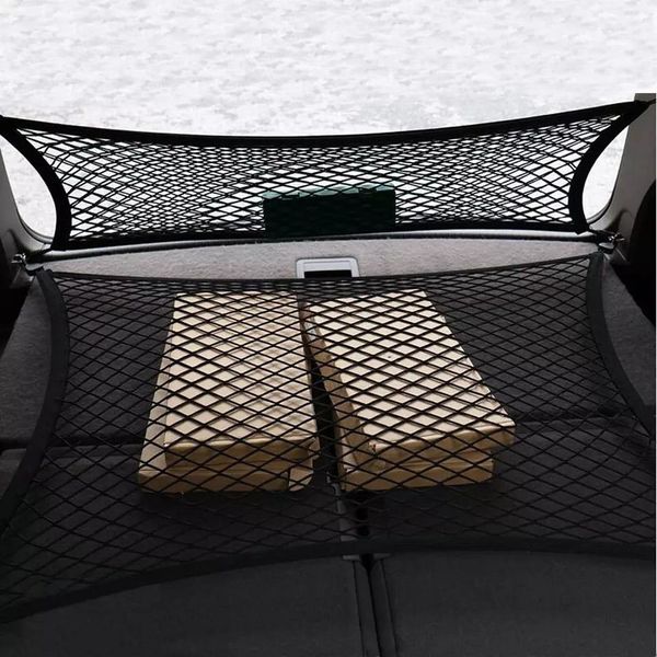 Сітка органайзер кармана в багажник Elegant 90х30 см Врізні Гачки / еластична (100 676) 56701 фото
