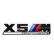 Емблема напис X5M competition для BMW чорна пластик (на скотчі) 95769 фото
