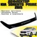 Дефлектор капоту мухобійка для Kia Sorento Prime 2015-2021 Євро Кріплення (Vip Tuning) KA53 8878 фото 2